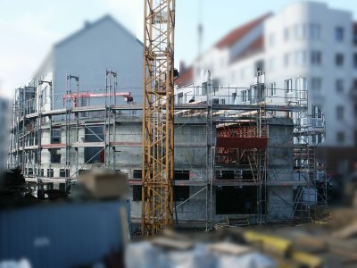 Passivhaus Baustelle Hamburg Pinasberg