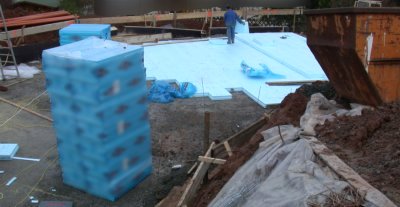 Passivhaus-Gewerbebau-Baustelle