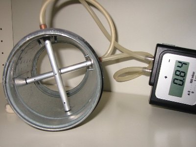 Volumenstrommessung mit Staukreuz